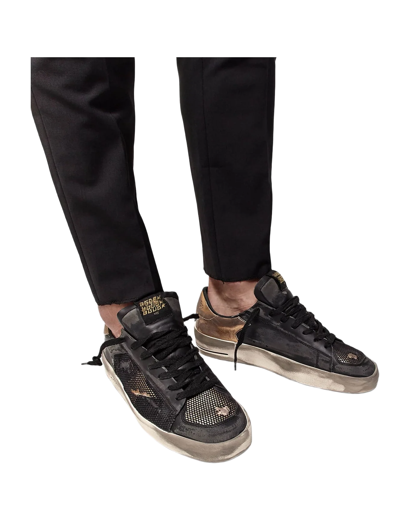 Men | Stardan Ltd Sneakers Leather with Distressed Mesh Inserts - Image 2
