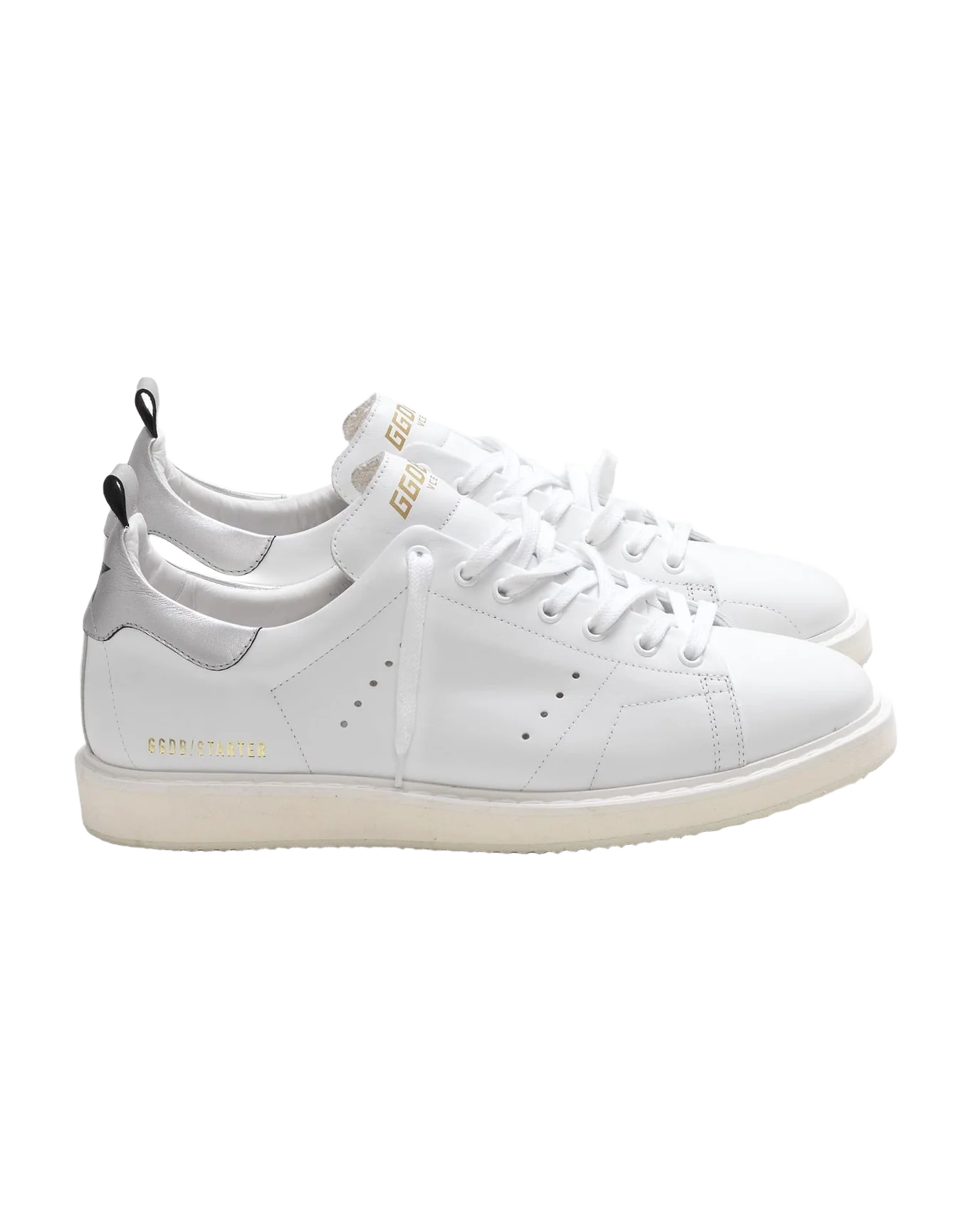 Men | Starter Sneakers Leather with Metallic Heel Tab - Image 4
