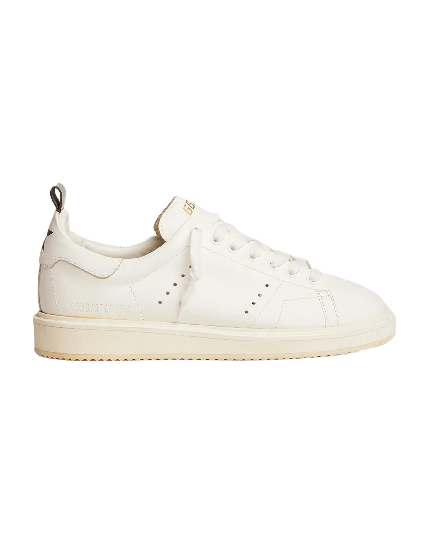 Men | Starter Sneakers Leather with Printed Star On The Heel Tab - Image 7