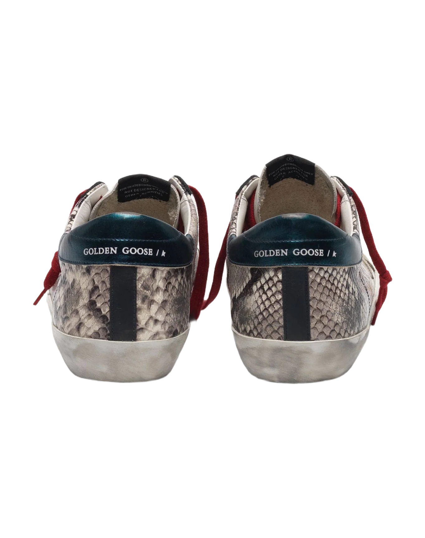 Men | Super-Star Animalier Pattern with Cream Star Green Heel Tab & Red Laces - Image 7