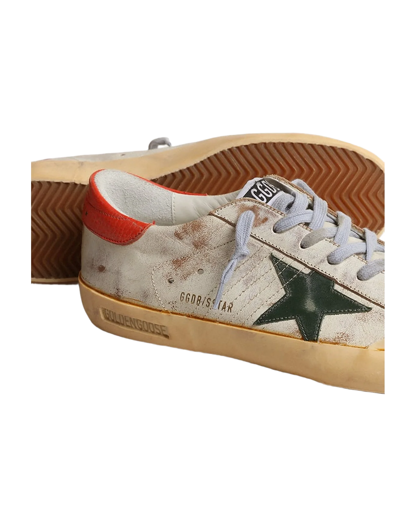 Men | Super-Star Penstar Vintage Beige with Green Star | White Tobacco x Green x Orange - Image 5