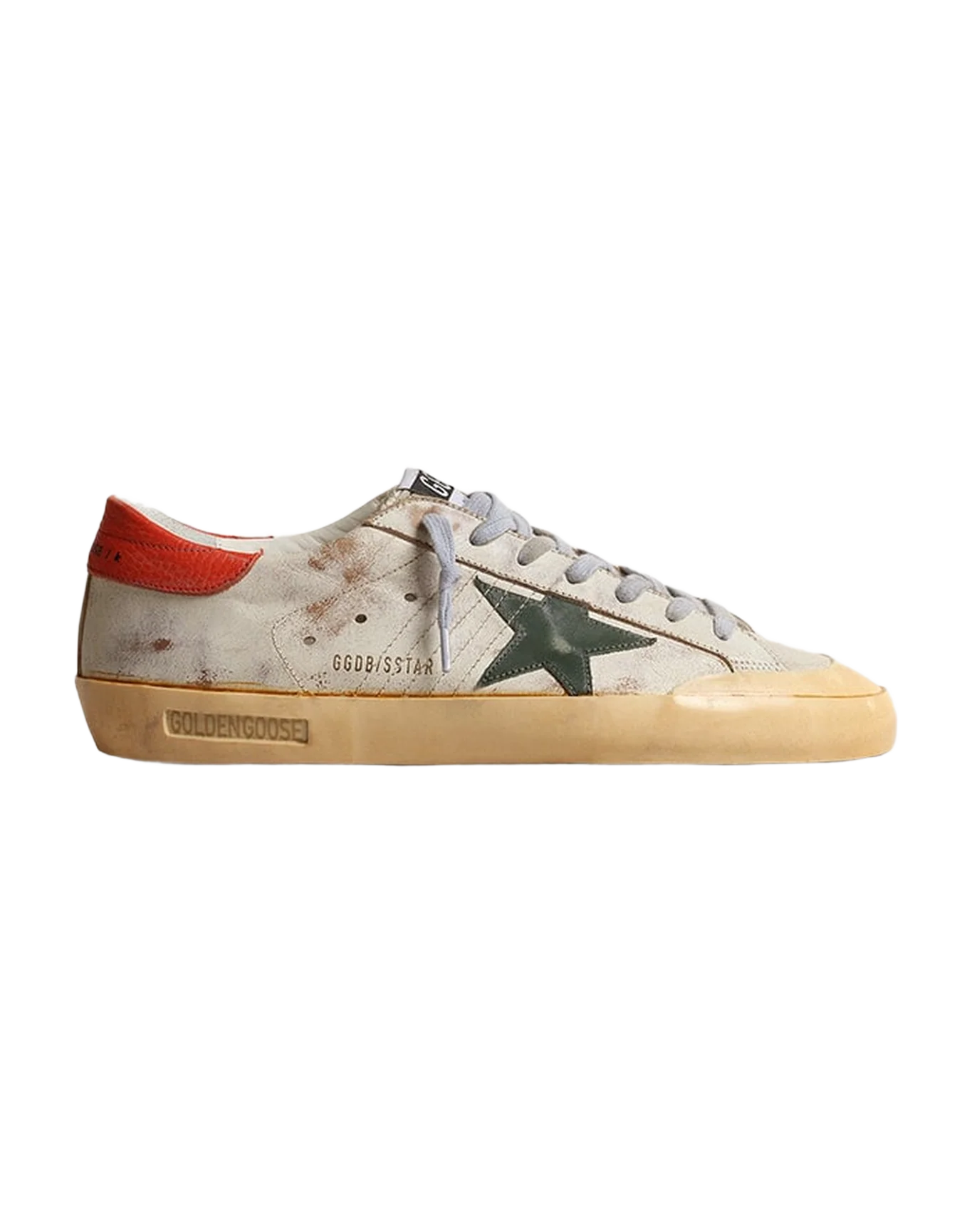 Men | Super-Star Penstar Vintage Beige with Green Star | White Tobacco x Green x Orange - Image 6