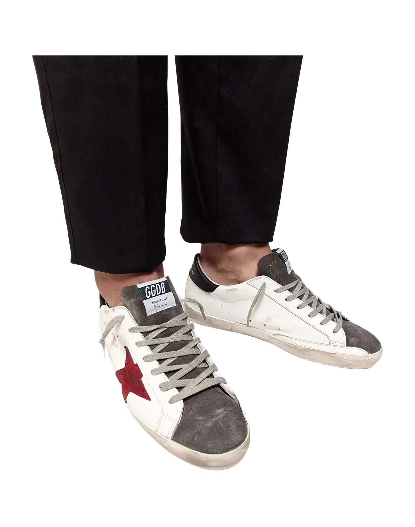 Men | Super-Star Sneakers Leather with Insert & Star Suede