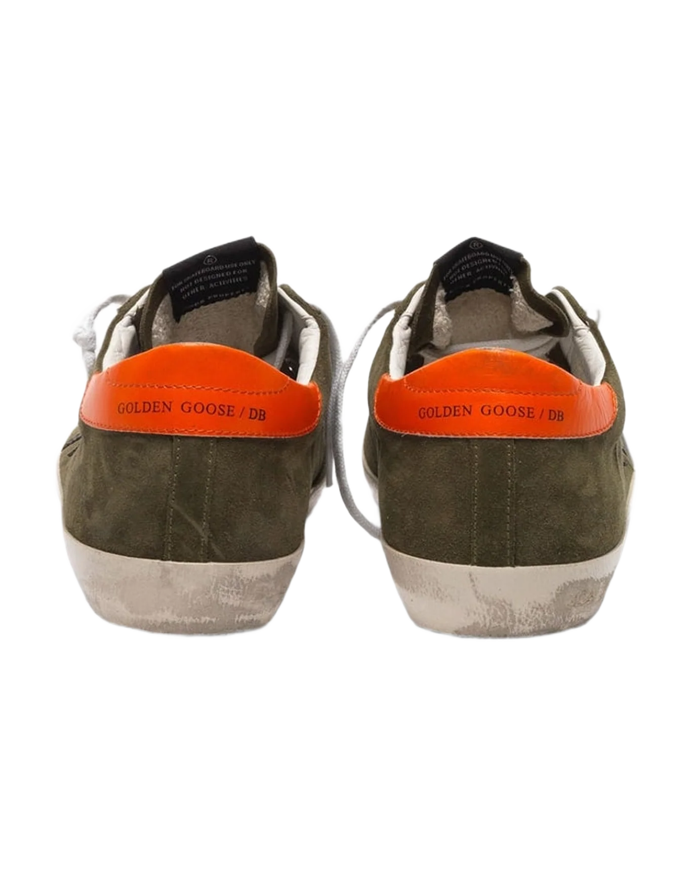 Men | Super-Star Sneakers Suede with Orange Heel Tab