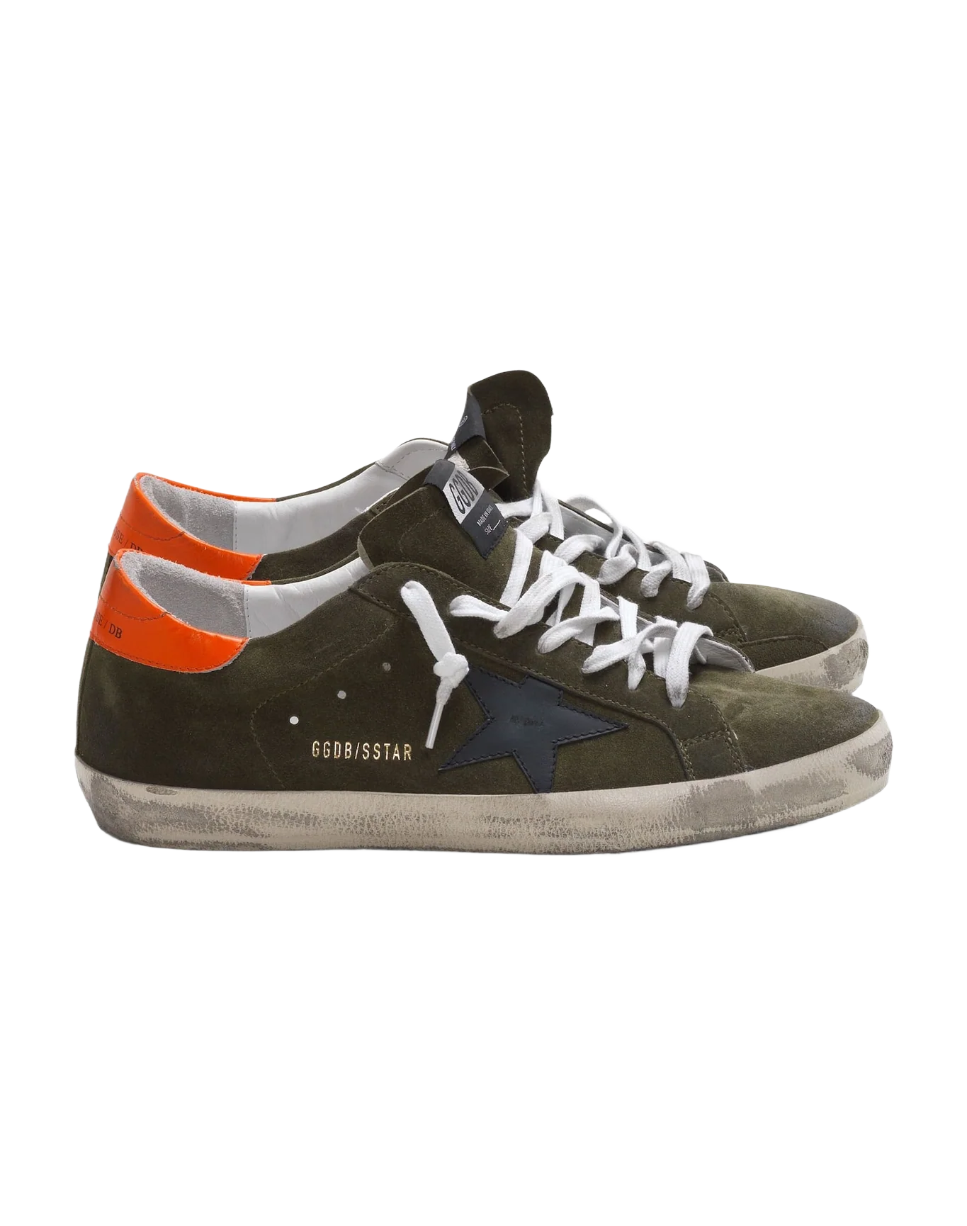Men | Super-Star Sneakers Suede with Orange Heel Tab - Image 2