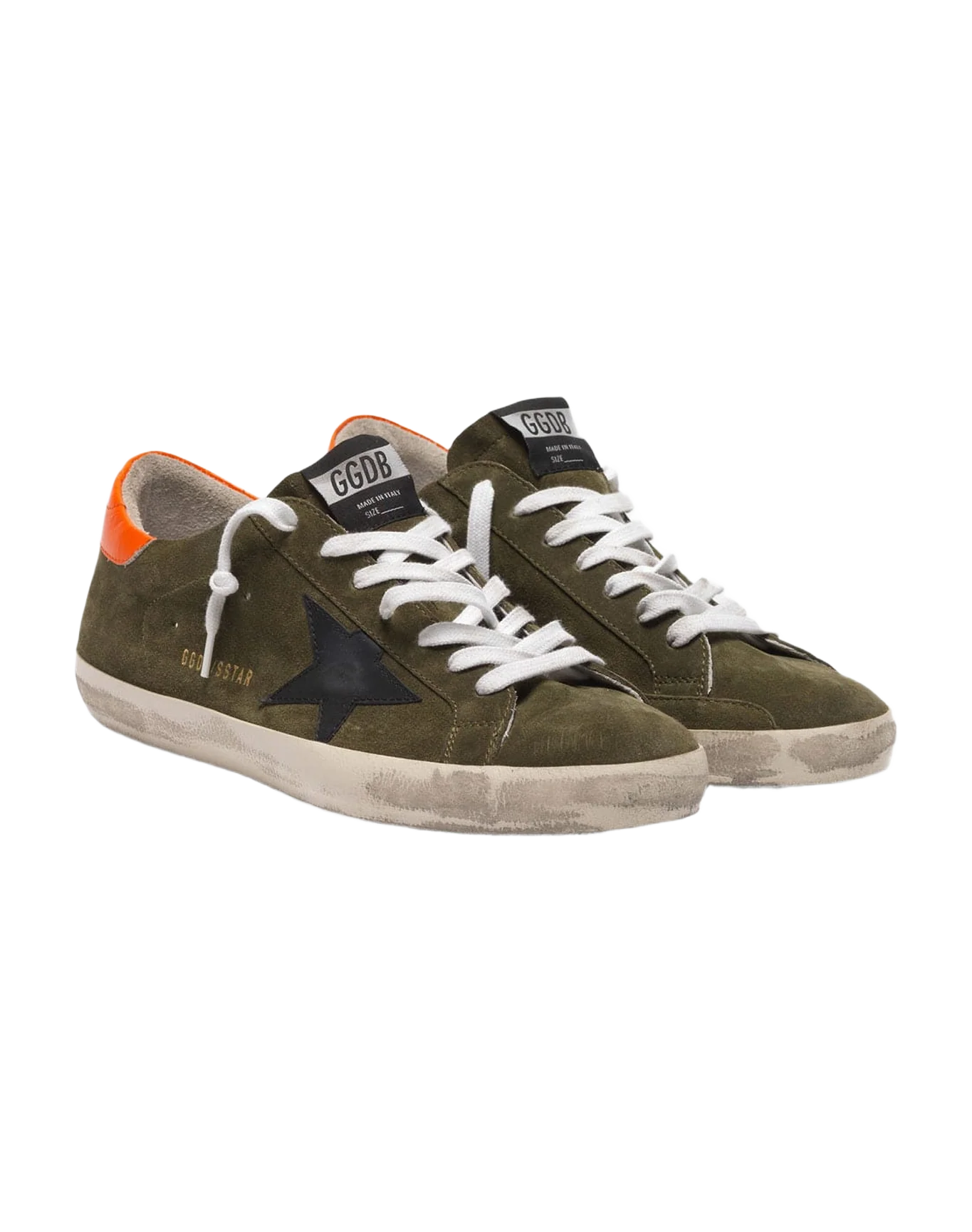 Men | Super-Star Sneakers Suede with Orange Heel Tab - Image 5