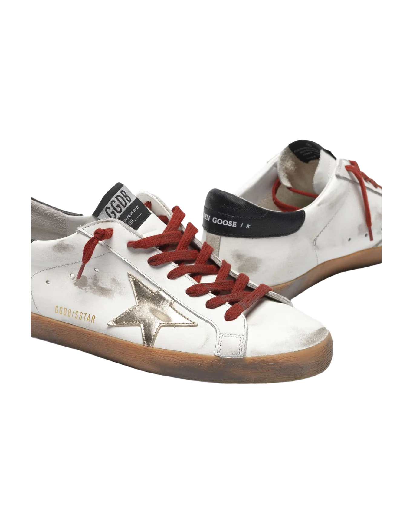 Men | Super-Star Sneakers with Platinum Star & Rubber Foxing - Image 4