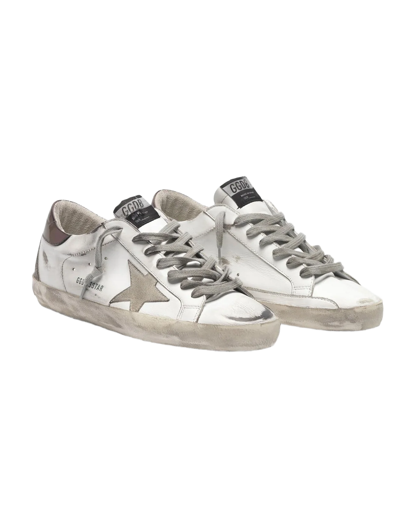 Men | Super-Star Sneakers with Purple Metallic Heel Tab - Image 7