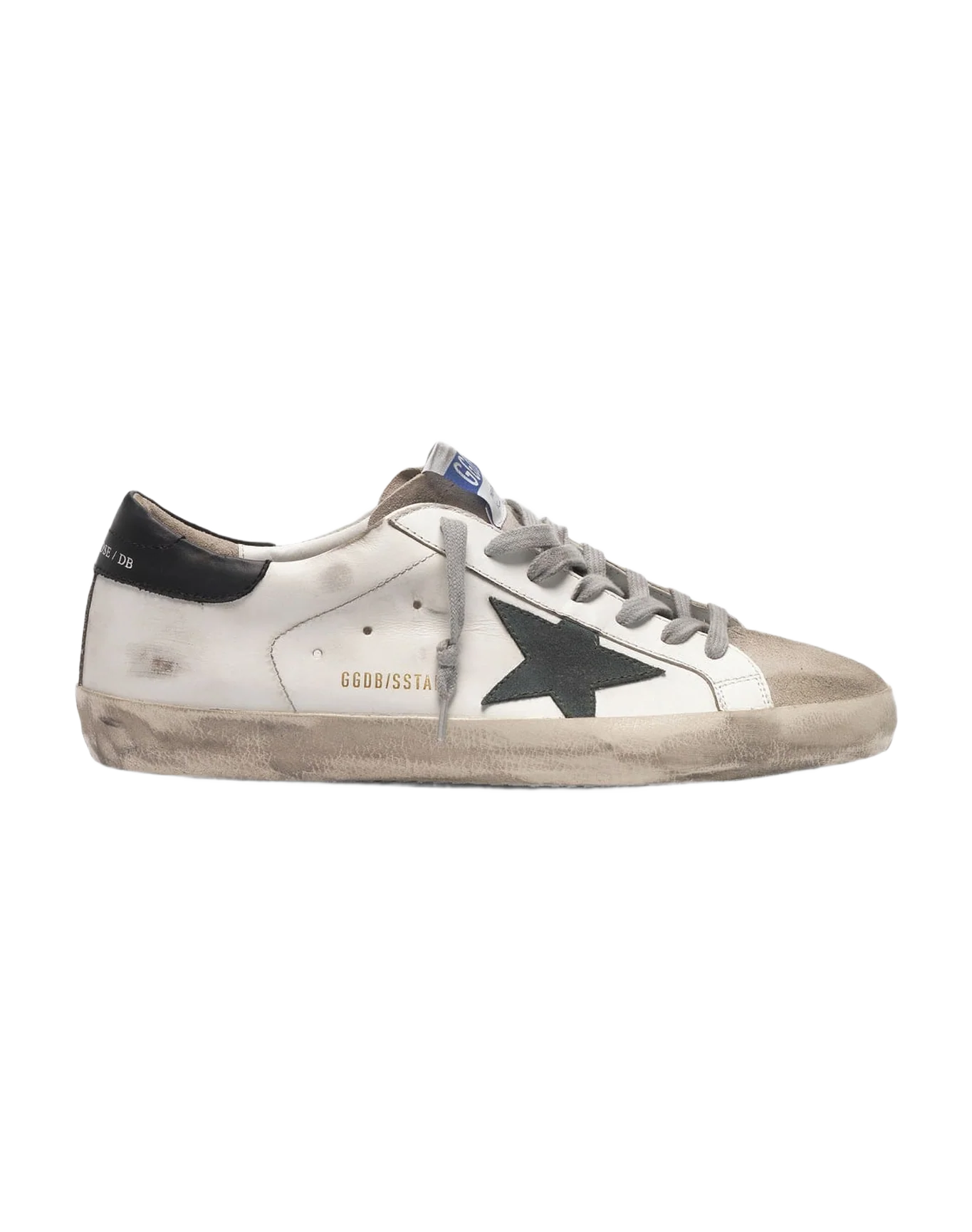 Men | Super-Star Sneakers with Suede Insert & Pine Green Star - Image 3