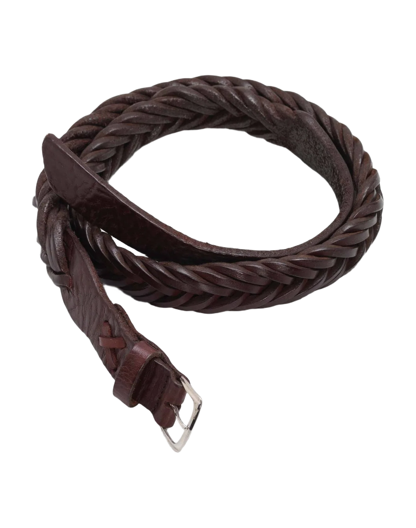 Men | Tube Belt with Braided Leather Laces