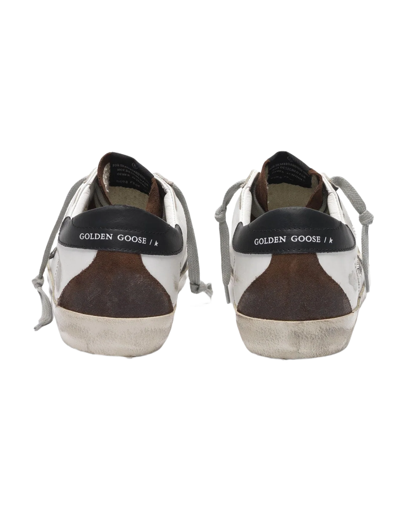Men | Two-Tone White & Brown Super-Star Sneakers - Image 6
