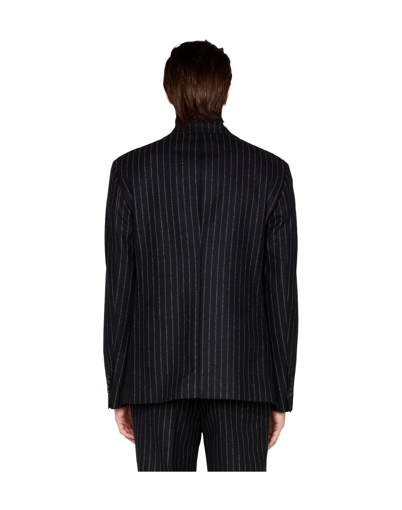 Men | Venice Single-Breasted Jacket with Pin Striped Pattern - Image 3
