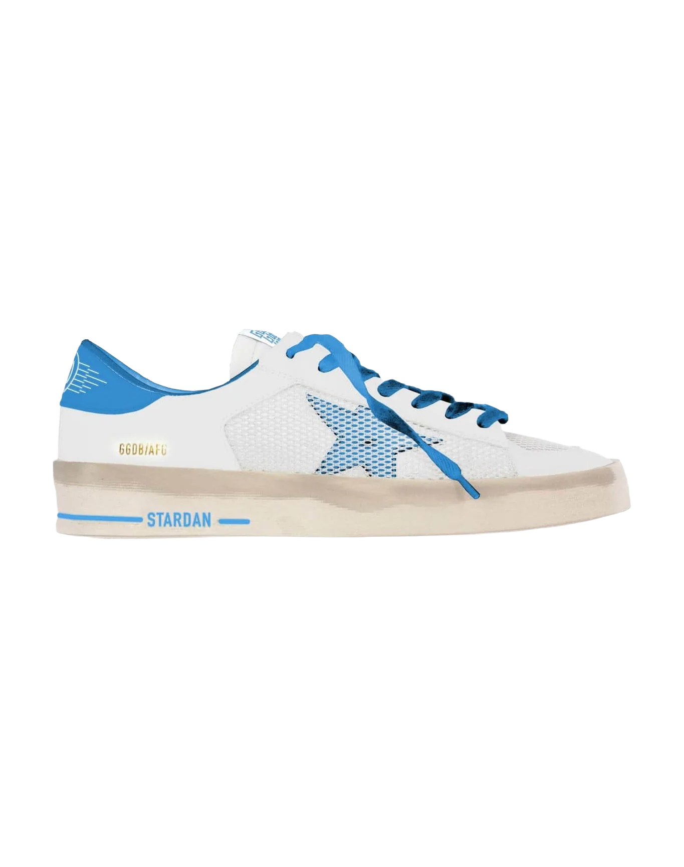 Men | White & Light Blue Stardan Sneakers - Image 5