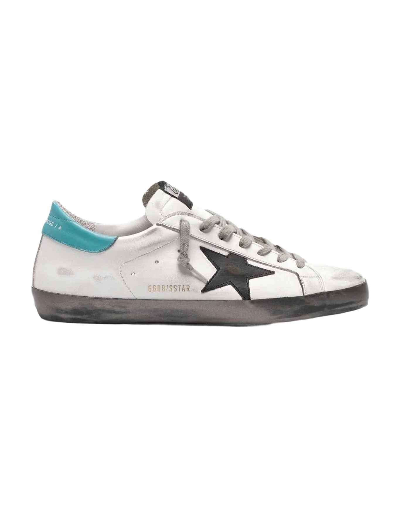Men | White Super-Star Sneakers with Silver Foxing - Image 3