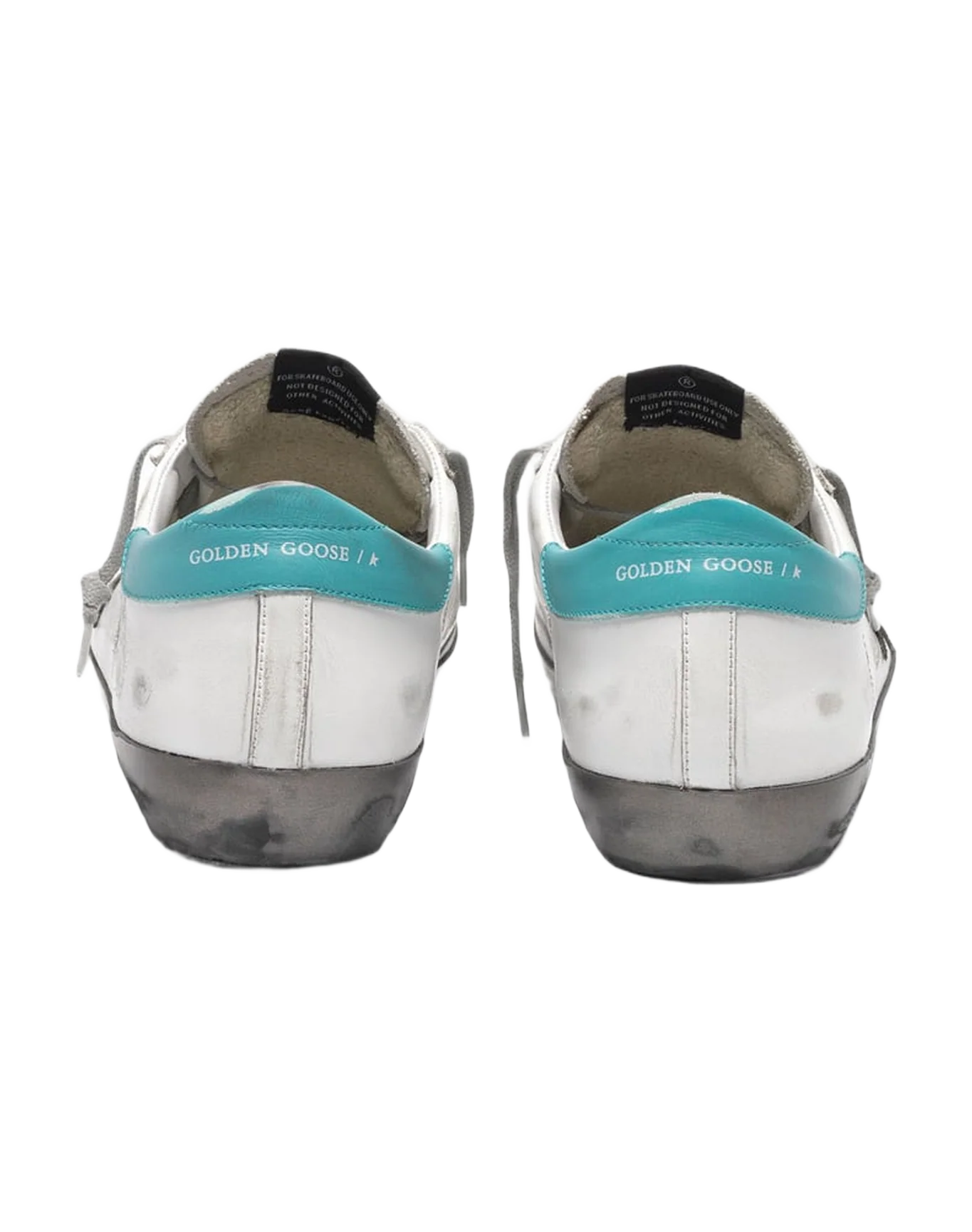 Men | White Super-Star Sneakers with Silver Foxing - Image 5