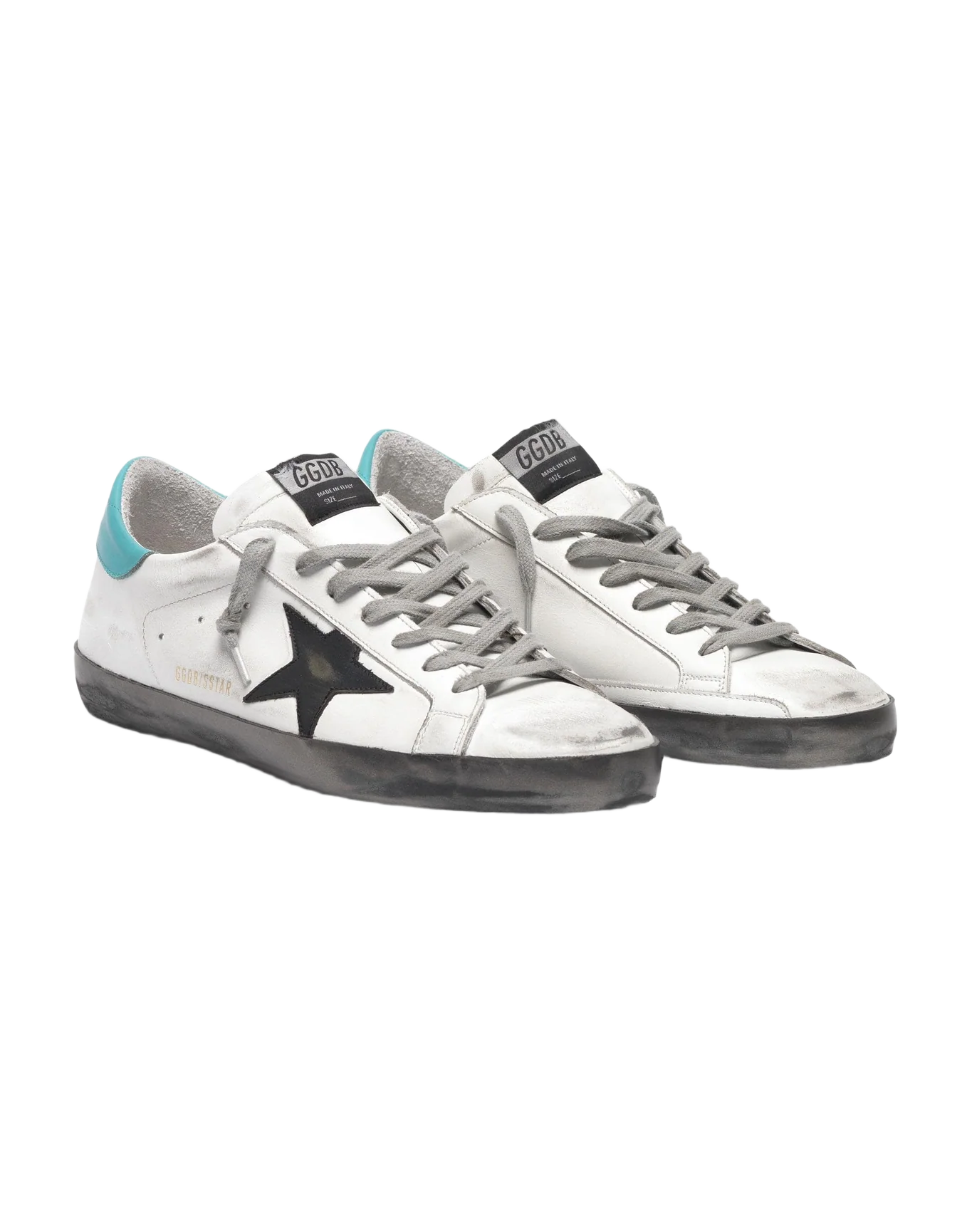 Men | White Super-Star Sneakers with Silver Foxing - Image 6