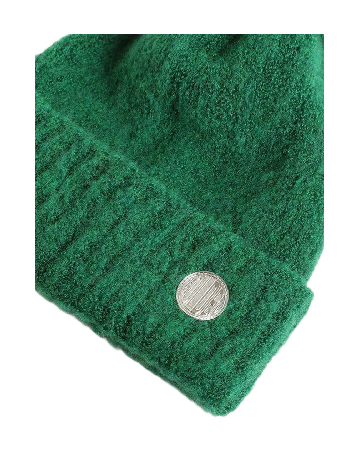 Unisex | Journey Collection Green Wool Beanie with Pompom | Verdant Green