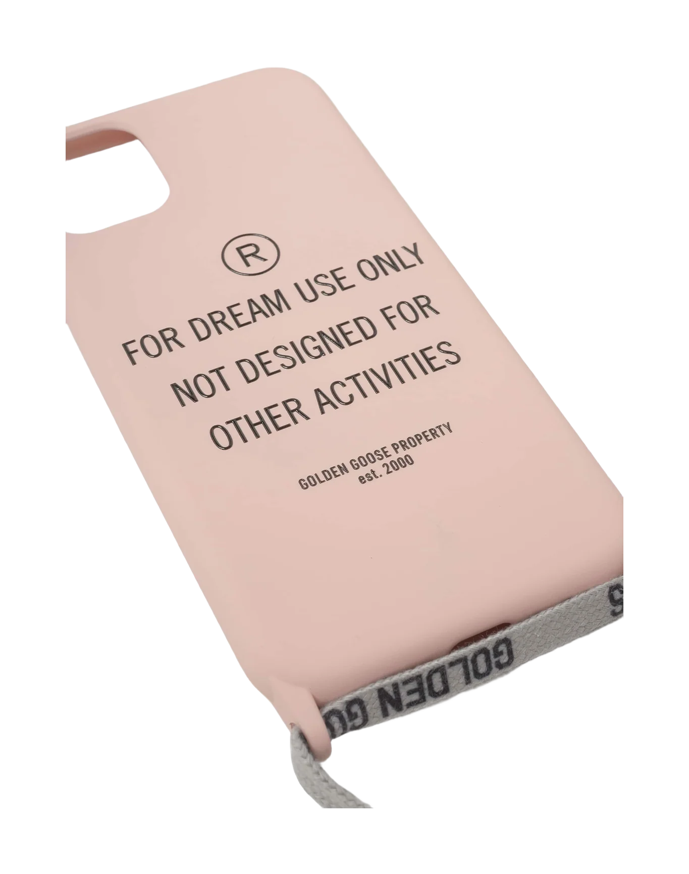 Unisex | Pale Pink Case Iphone 12 & 12 Pro with Contrasting Black Lettering | Rose Quartz - Image 4