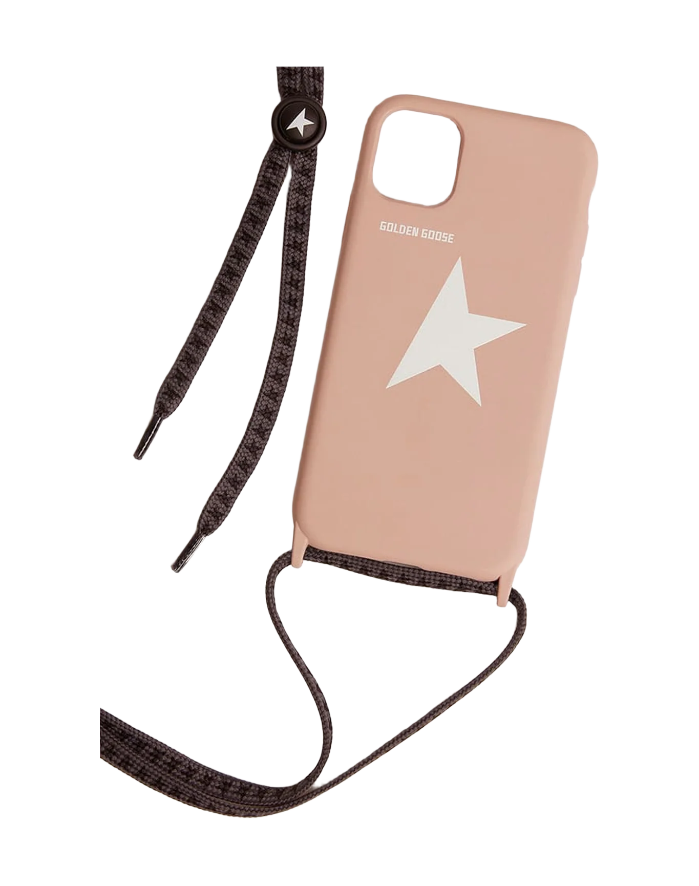 Unisex | Quartz-Pink Case Iphone 12 & 12 Pro with Contrasting White Logo | Rose Quartz x White - Image 2