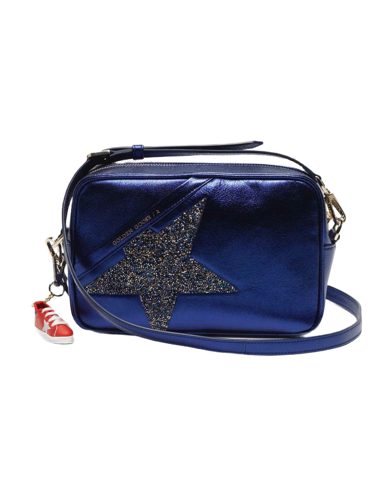 Unisex | Star Bag Made Of Laminated Leather with Swarovski Crystals - Image 9
