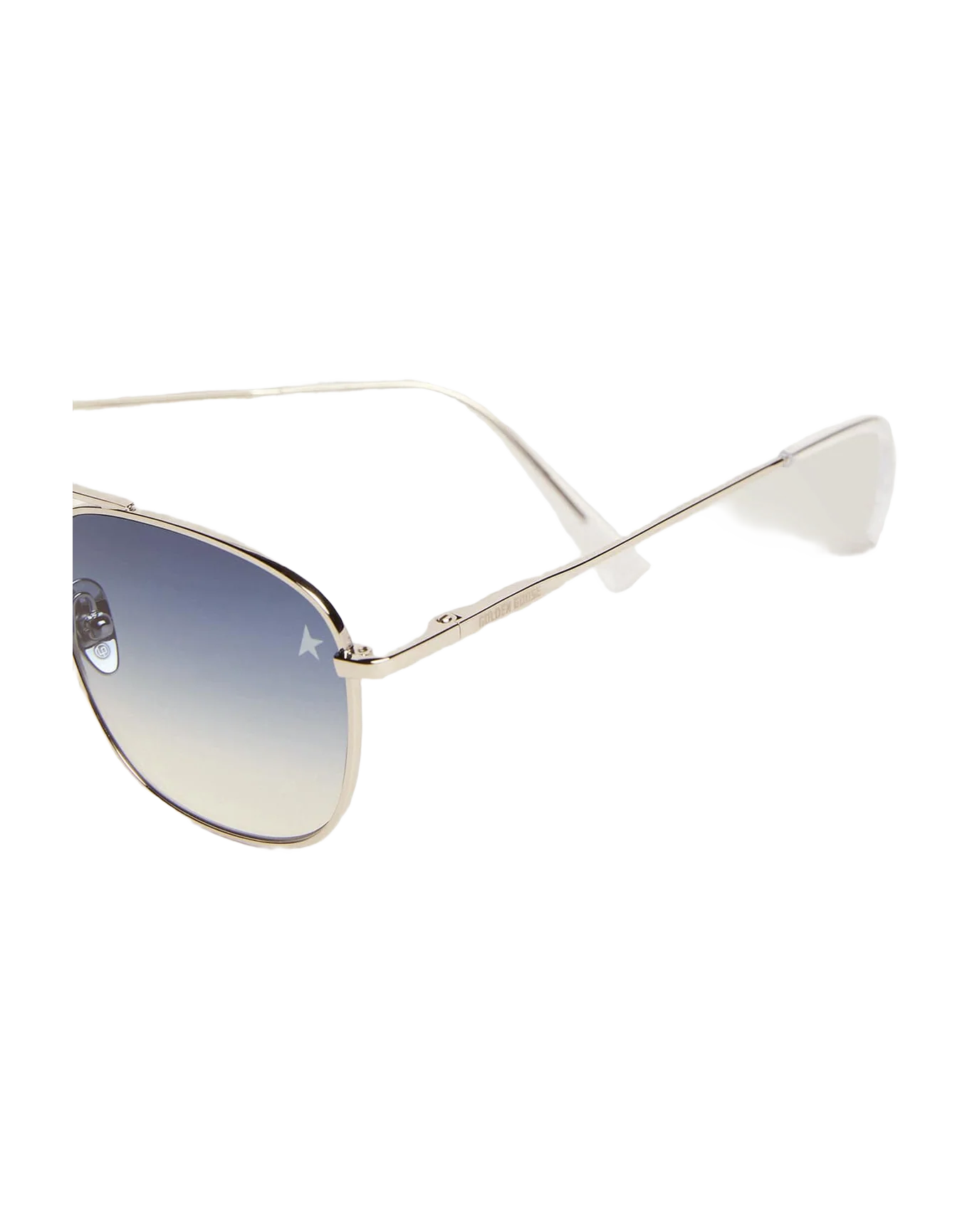 Unisex | Sunframe Roger Aviator Model with Silver Frame | Silver x Blue - Image 2