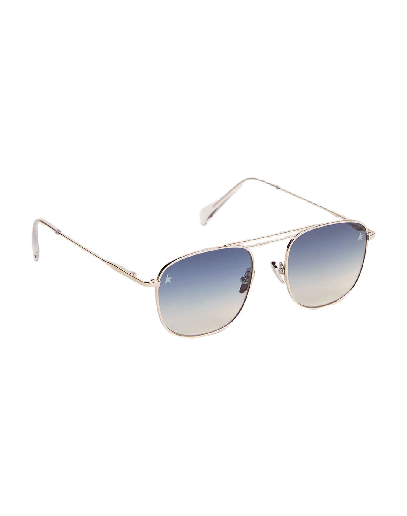Unisex | Sunframe Roger Aviator Model with Silver Frame | Silver x Blue - Image 3