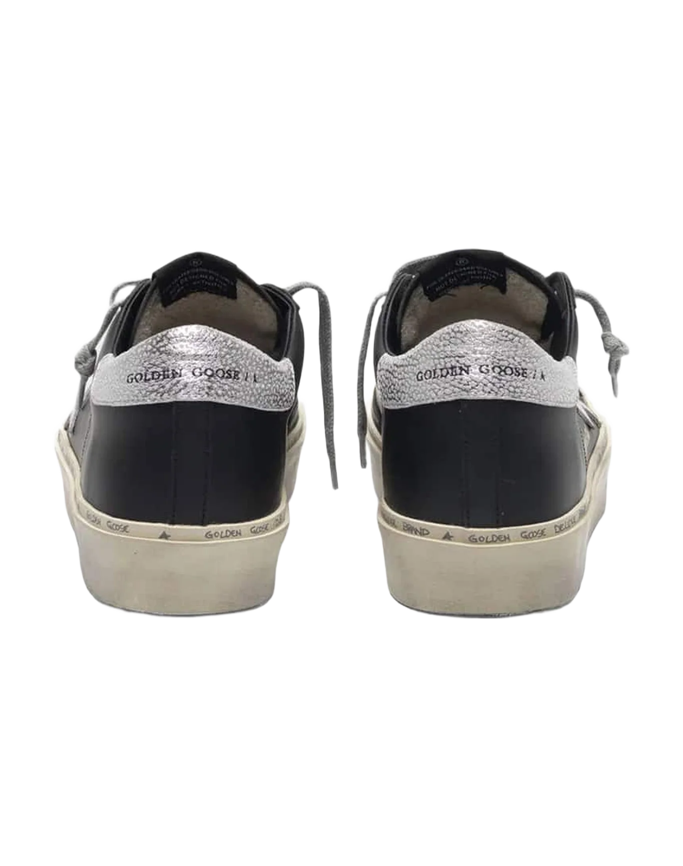 Women | Black Hi Star Sneakers with Metallic Star - Image 7