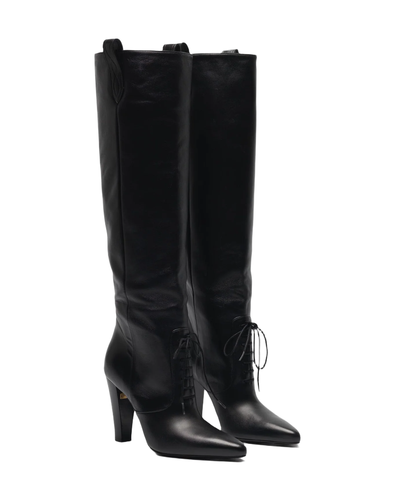 Women | Black Leather Boots (V1) - Image 4