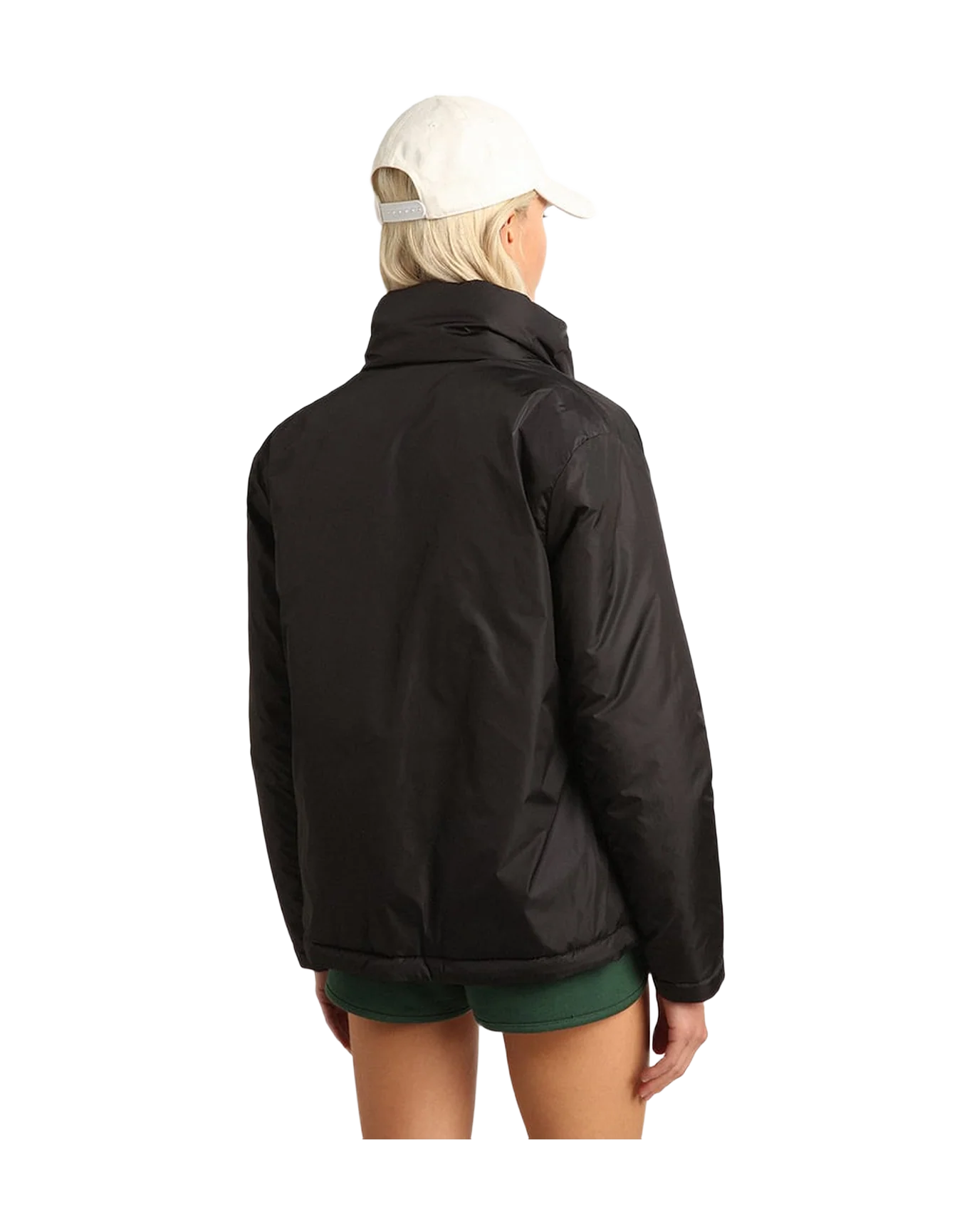 Women | Black Star Collection Jacket with Zip | Black - Image 3