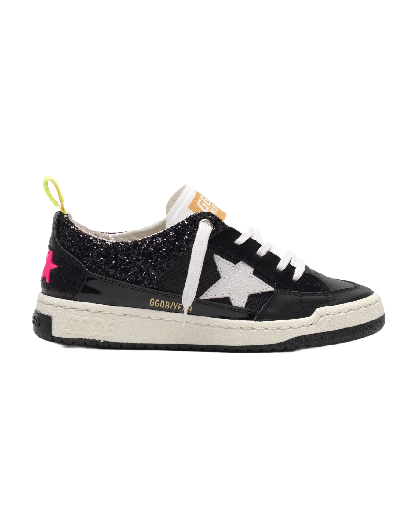 Women | Black Yeah! Sneakers with White Star - Image 3