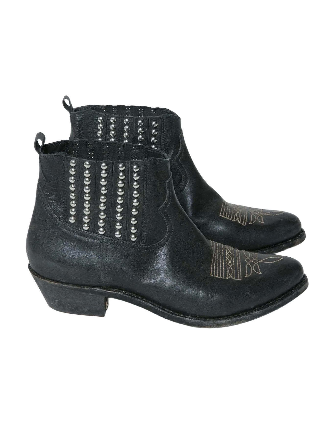 Women | Boots Crosby Blue Black Glitter Leather - Image 2