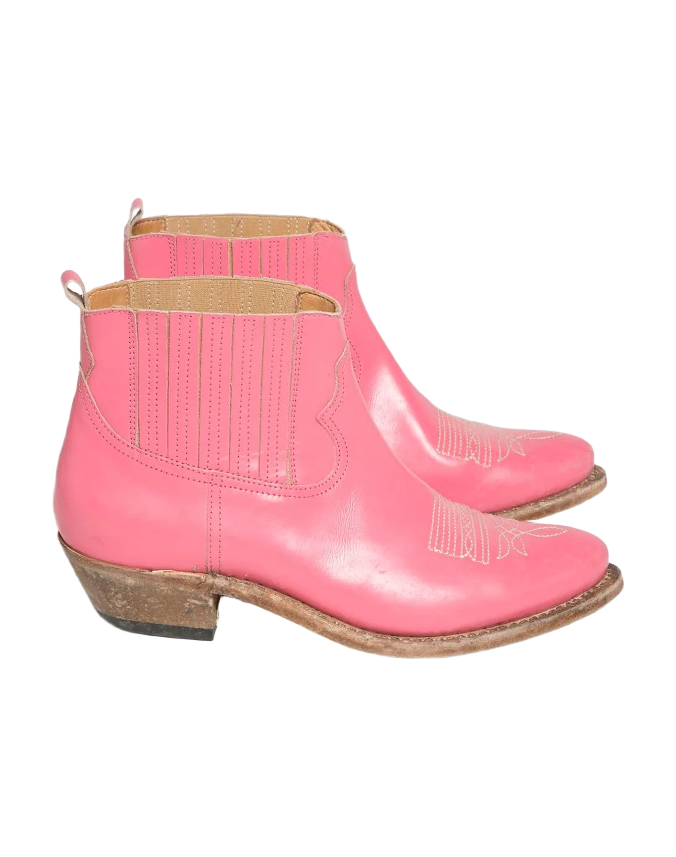 Women | Boots Crosby Pink Leather - Image 2