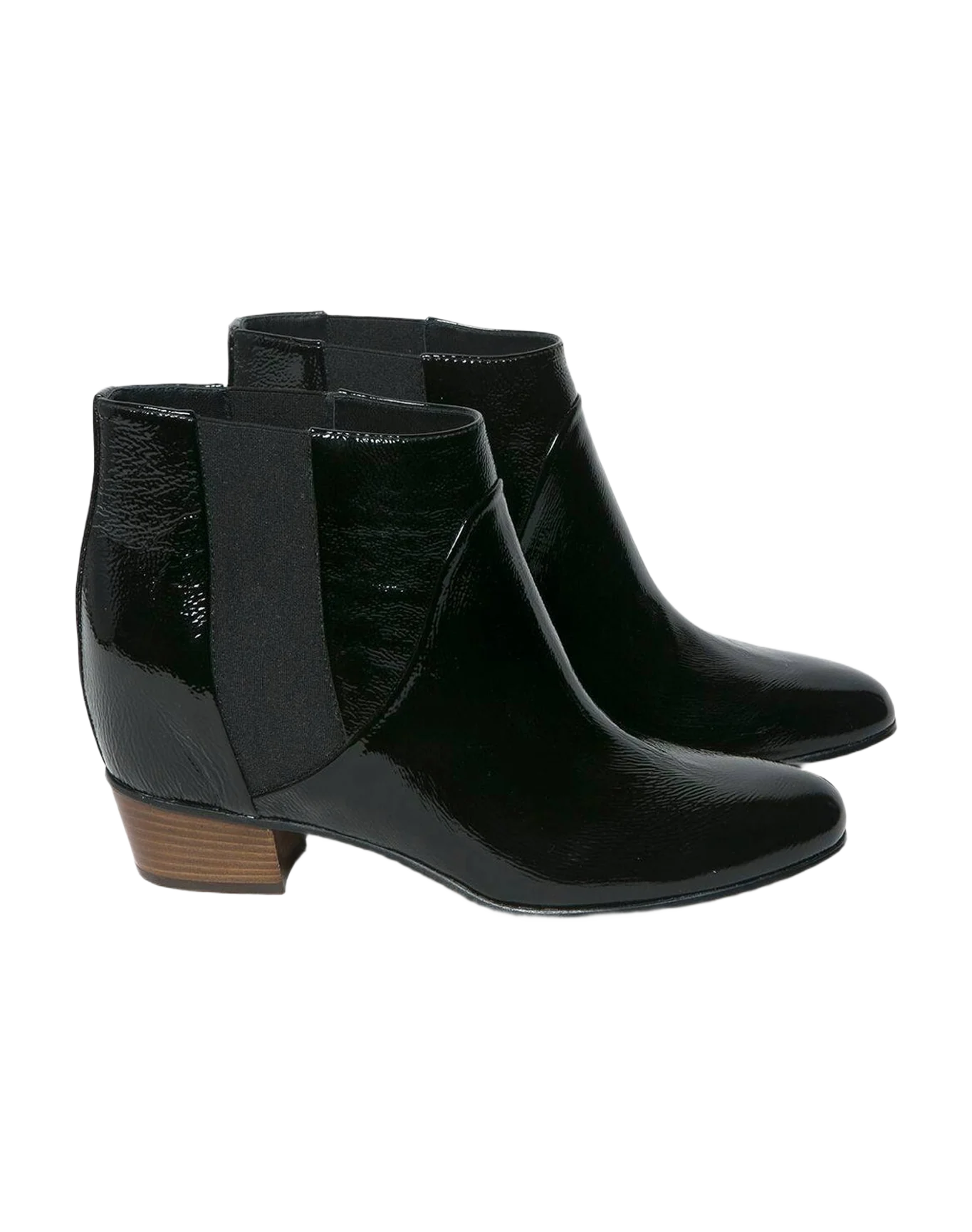 Women | Boots Shiny Black Leather
