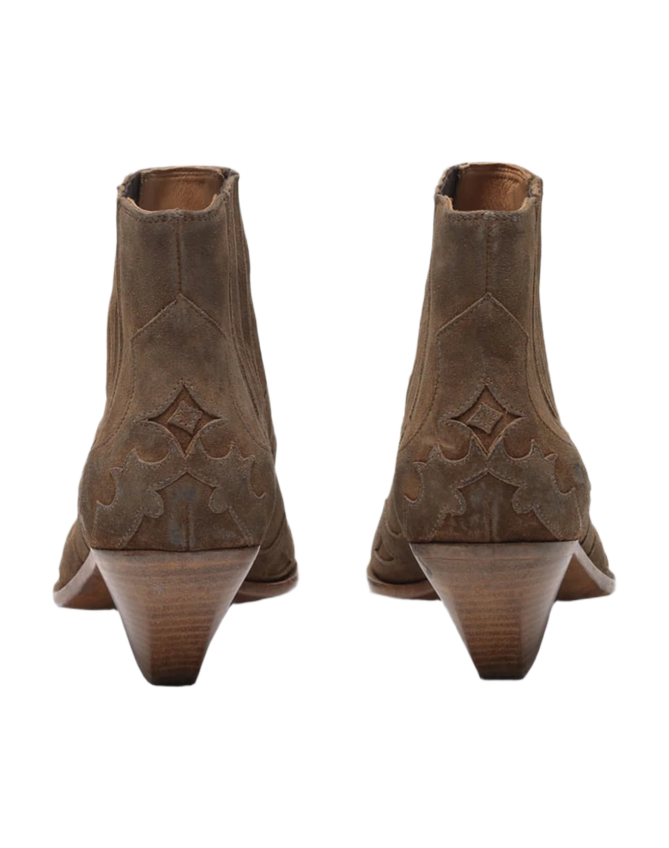 Women | Boots Sunset Flowers Walnut Suede - Image 5