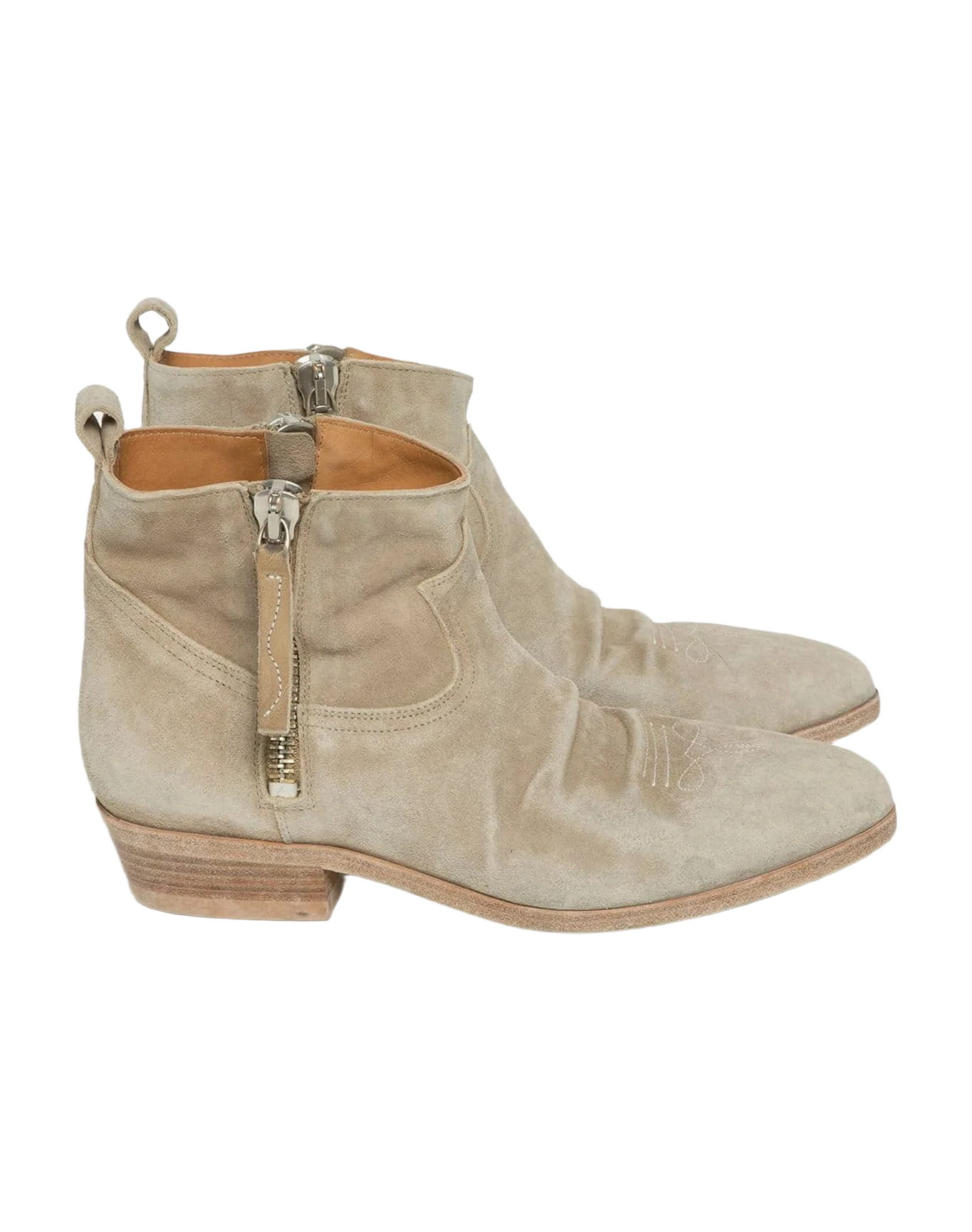 Women | Boots Viand Beige Suede - Image 2