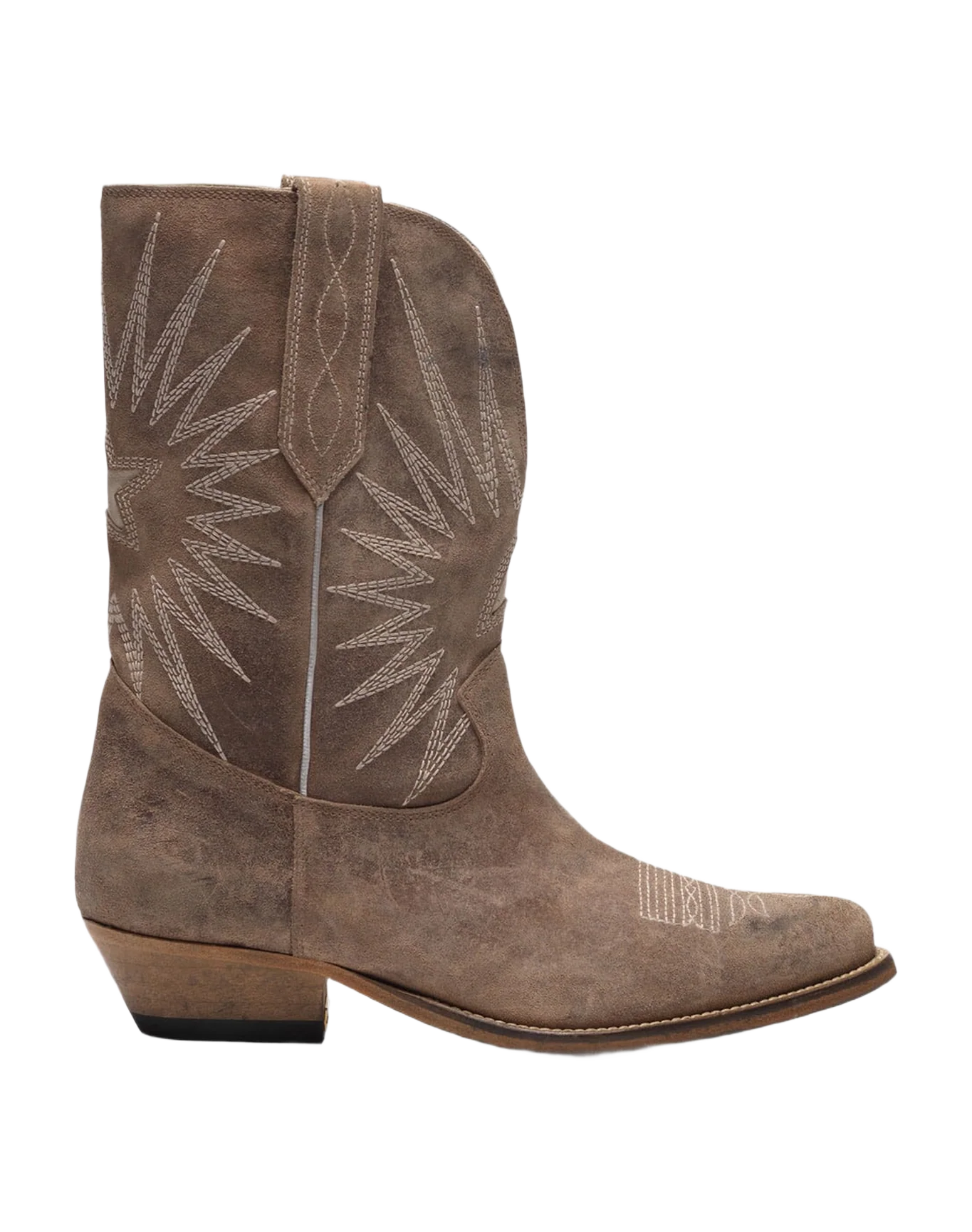 Women | Boots Wish Star Low Wood Suede - Image 3