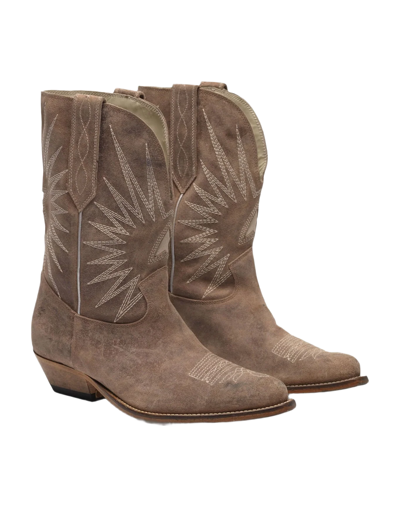 Women | Boots Wish Star Low Wood Suede - Image 4