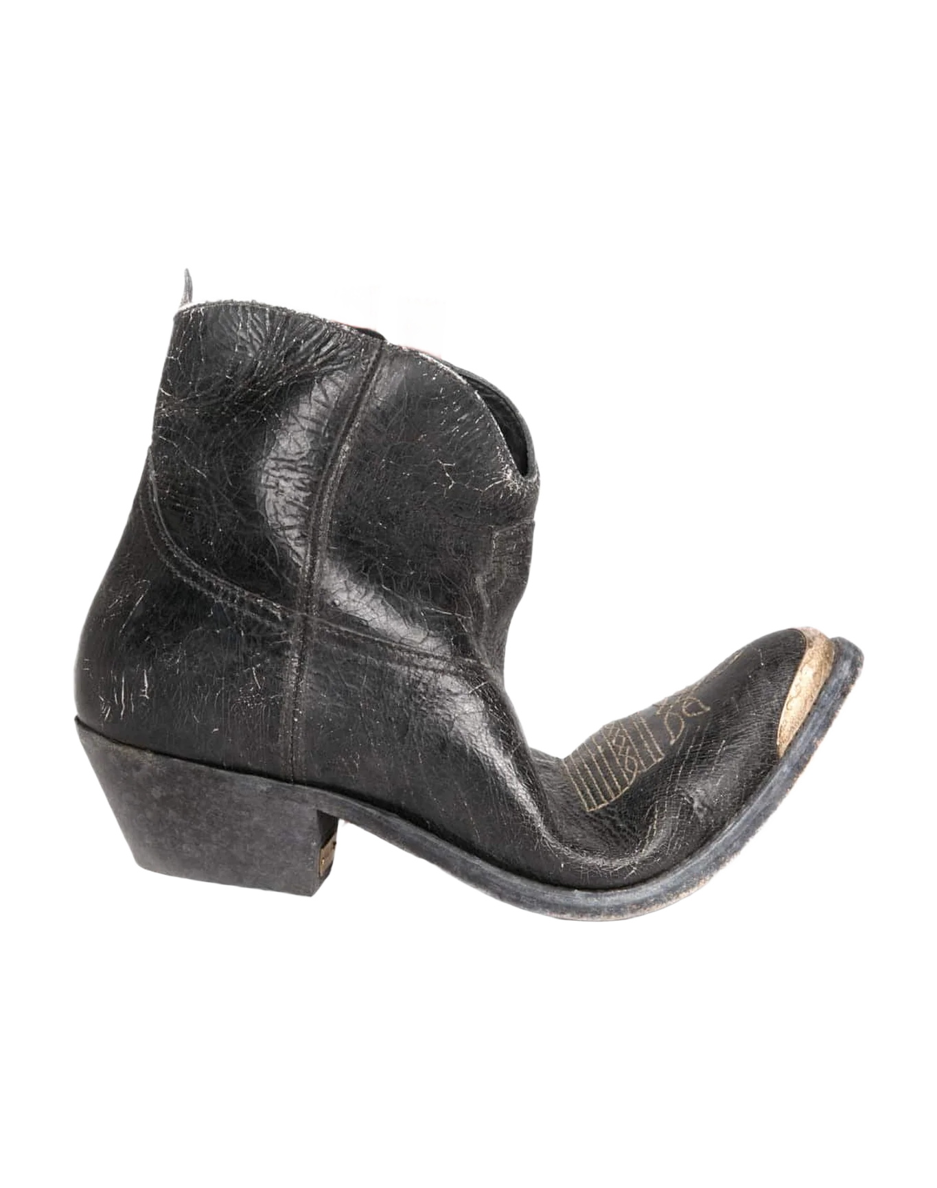 Women | Boots Young Col B6 Black Leather-Red Zip - Image 2