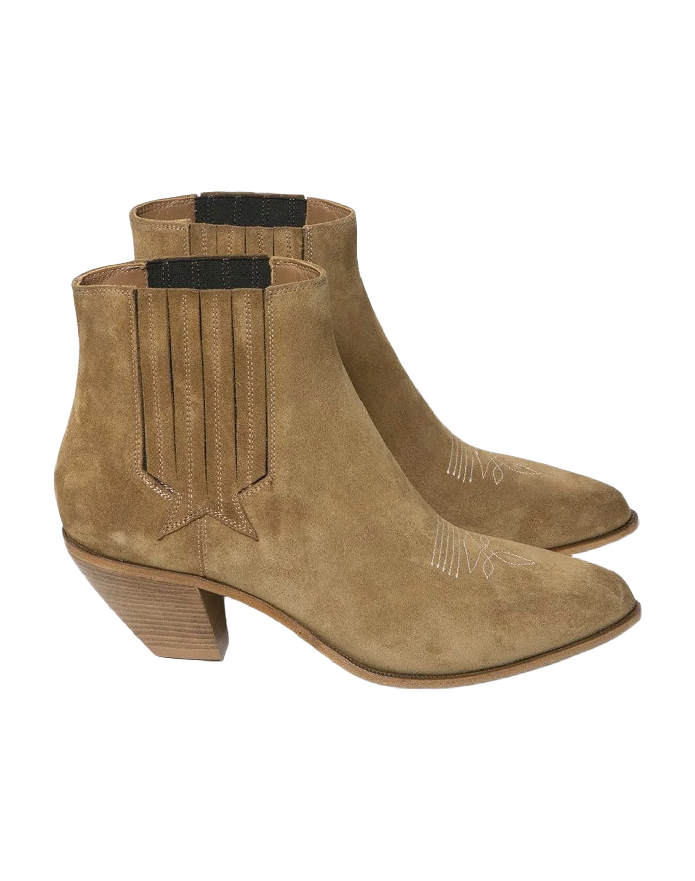 Women | Brown Suede Ankle Boots (V1) - Image 2