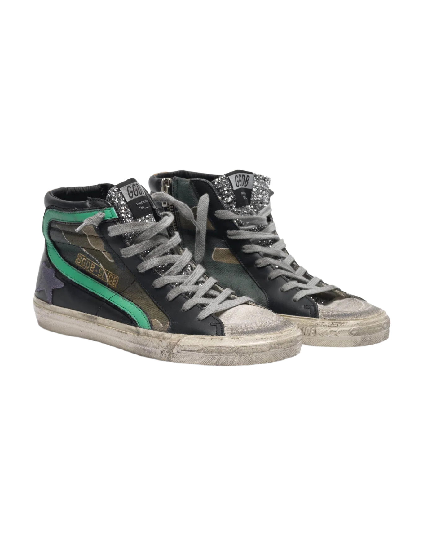 Women | Camouflage Slide Sneakers with Glittery Insert - Image 4