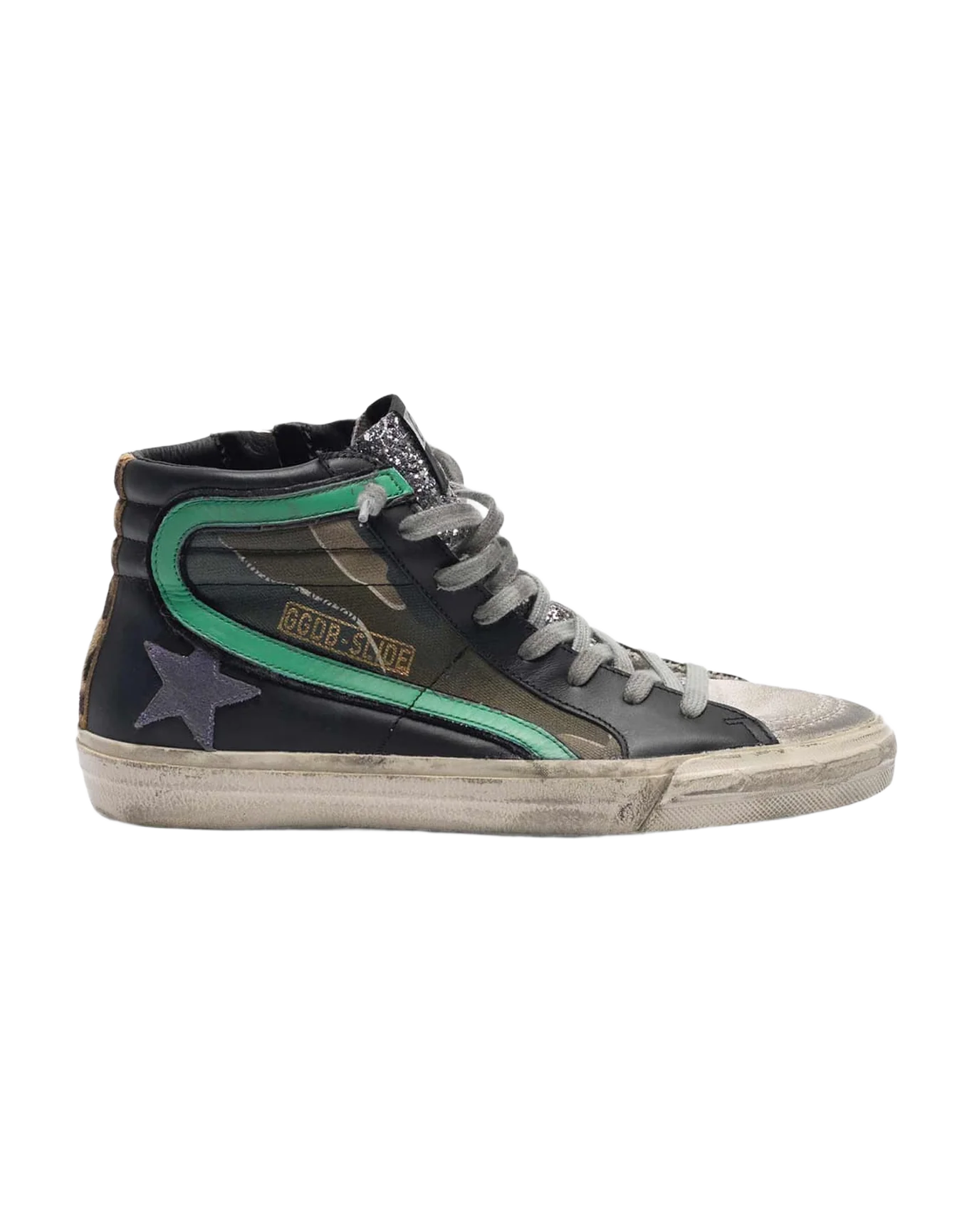 Women | Camouflage Slide Sneakers with Glittery Insert - Image 6