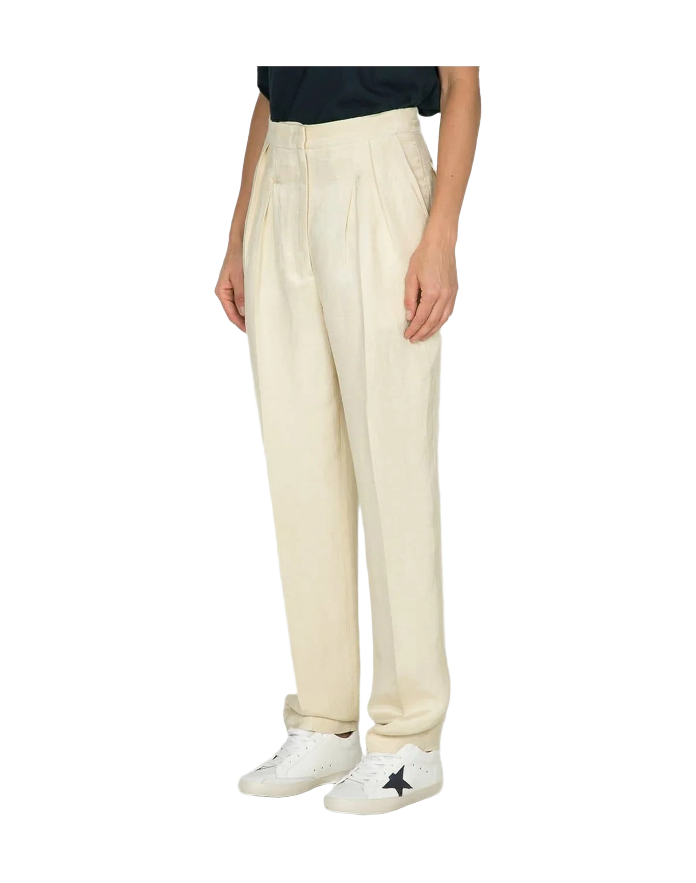 Women | Cream Trousers