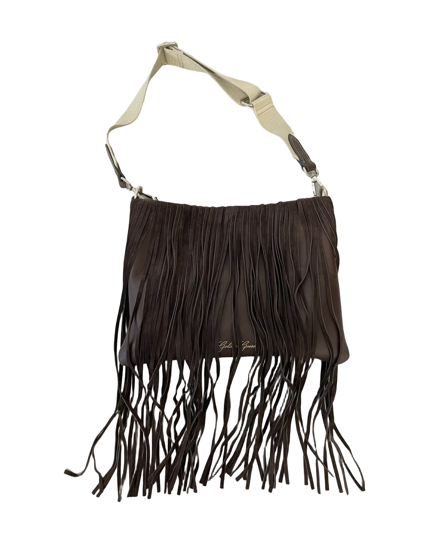Women | Demi Hobo Dark Brown Fringes