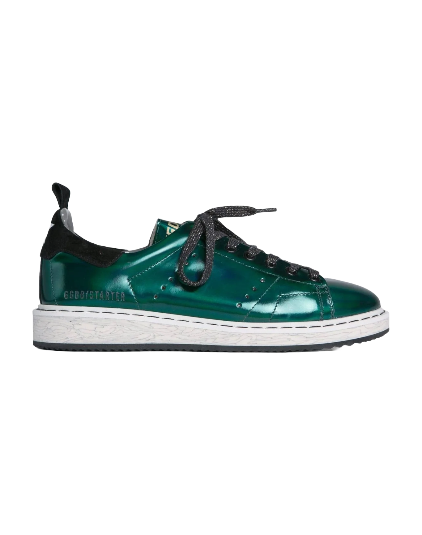 Women | Emerald Starter Sneakers with Black Suede Heel Tab