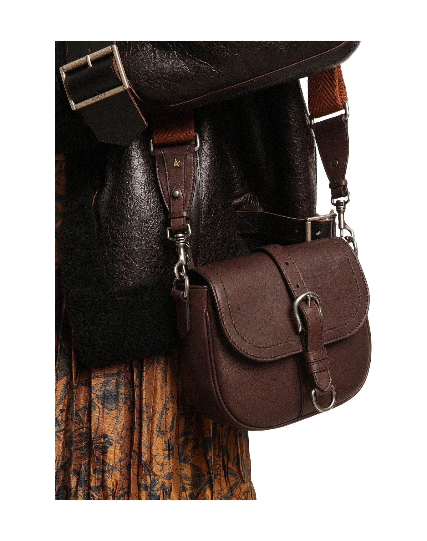 Women | Francis Bag Small Dark Brown Leather | Dark Brown - Image 10
