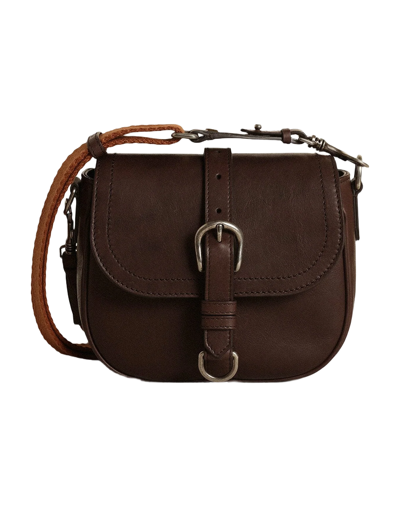 Women | Francis Bag Small Dark Brown Leather | Dark Brown - Image 6