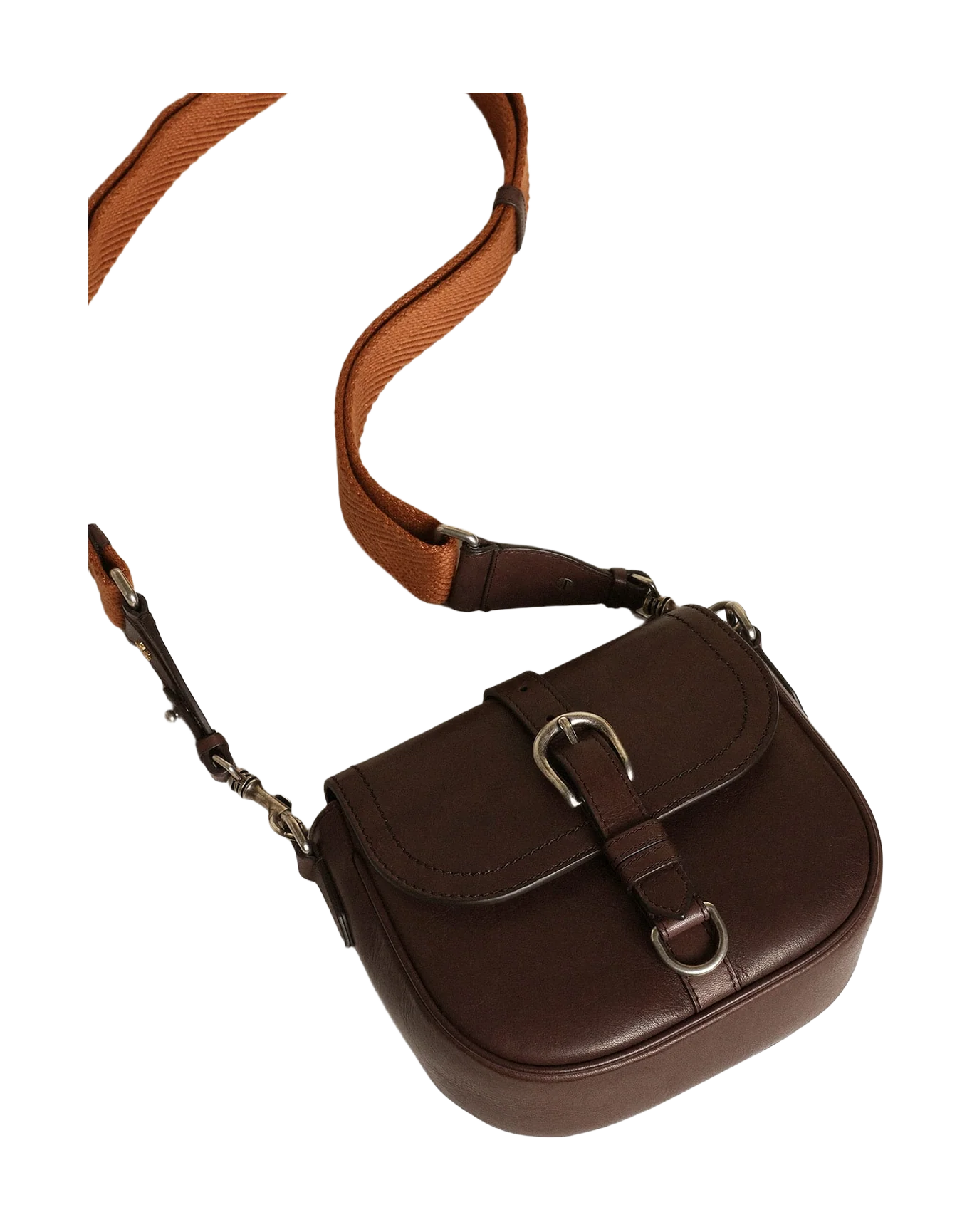 Women | Francis Bag Small Dark Brown Leather | Dark Brown - Image 7