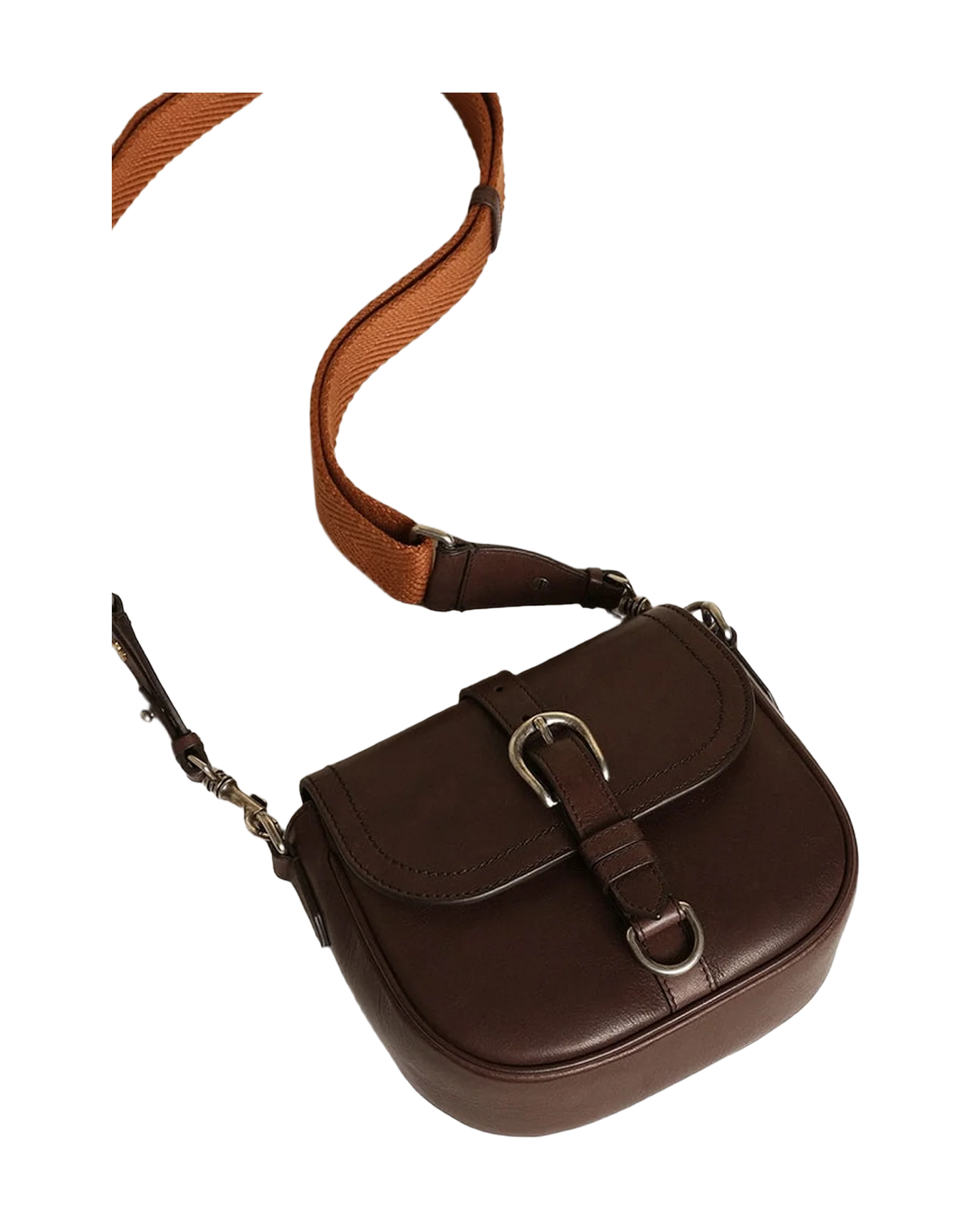 Women | Francis Bag Small Dark Brown Leather | Dark Brown - Image 8