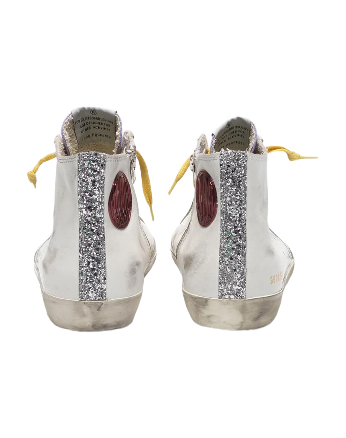 Women | Francy Sneakers with Iridescent Star & Glittery Bands - Image 7