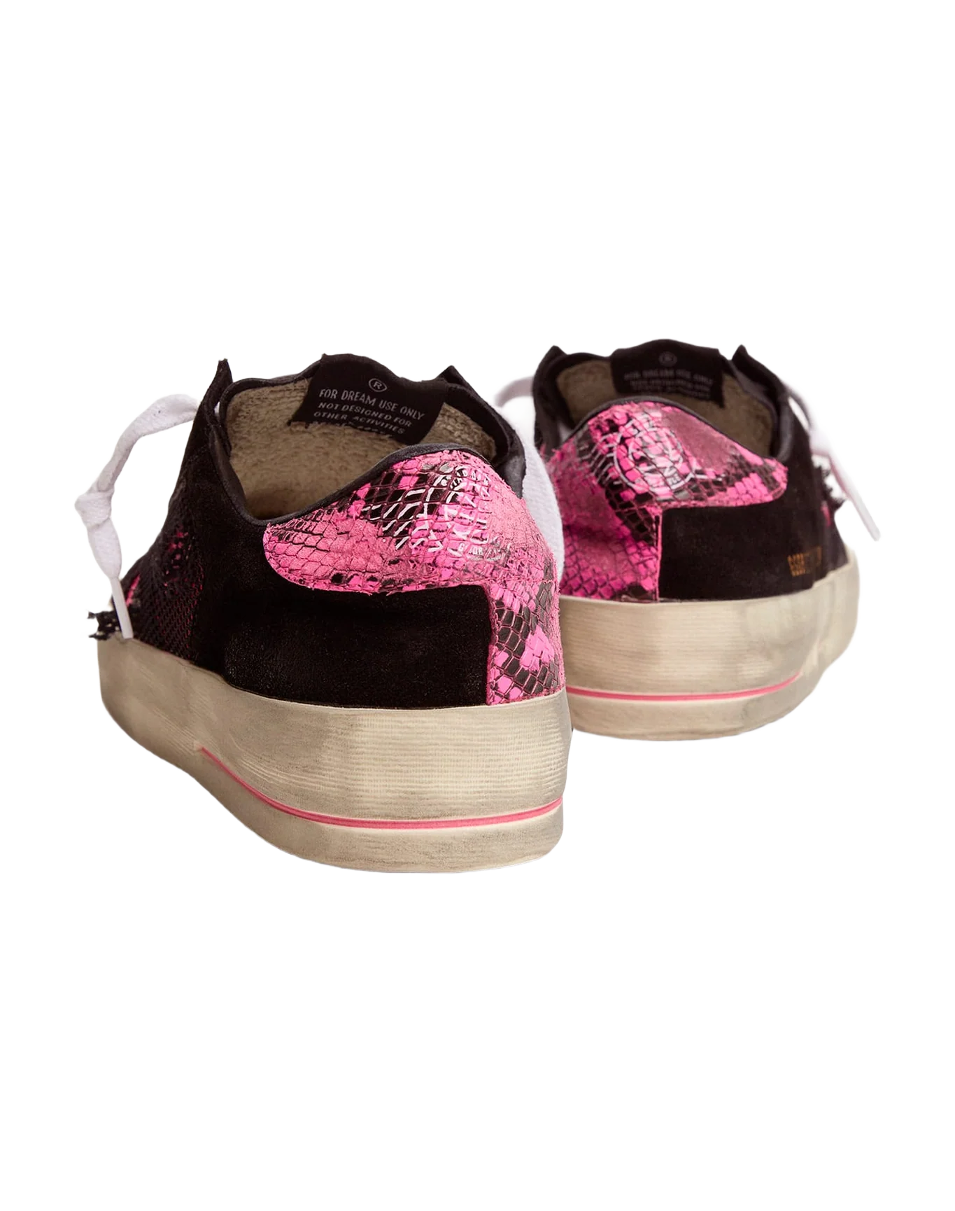 Women | Fuchsia & Black Limited Edition Lab Stardan Sneakers | Black x Pink Fluo - Image 4